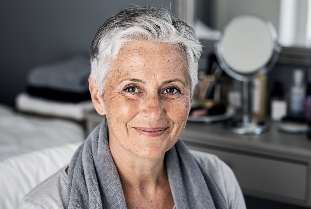 Going Grey from Dark Hair