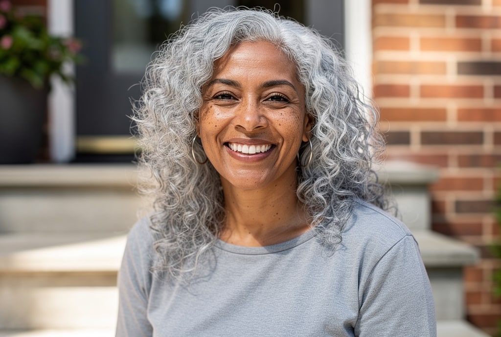 Grey Hair for Women: Long Styles