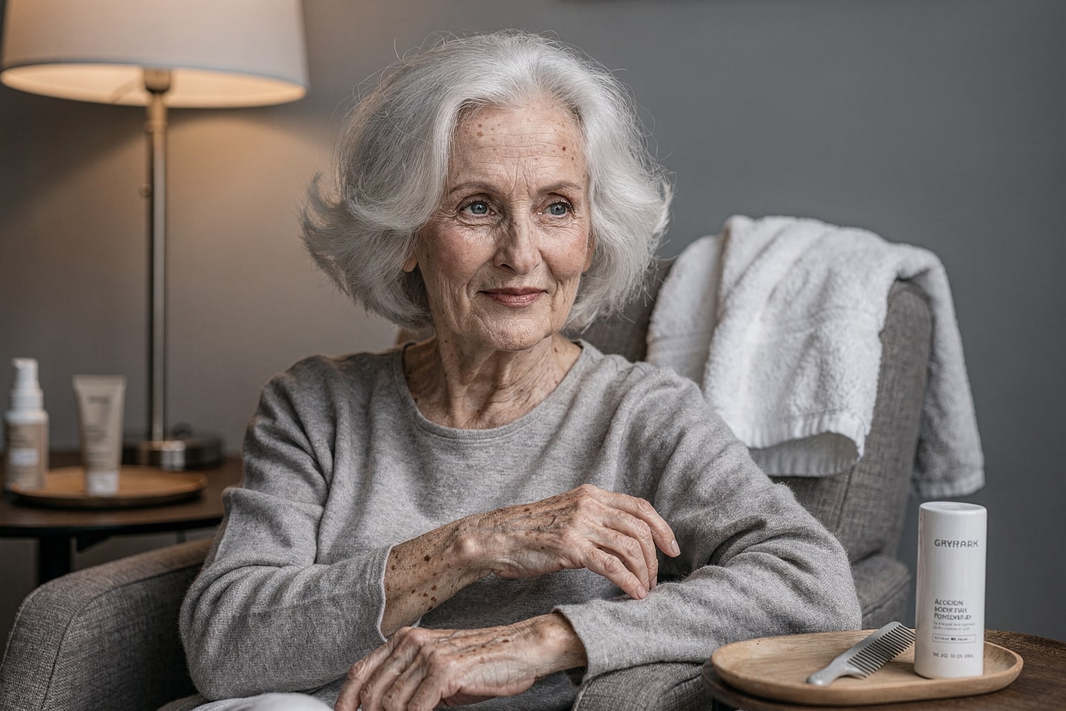 Grey Hair for Women: Thinning Appearance